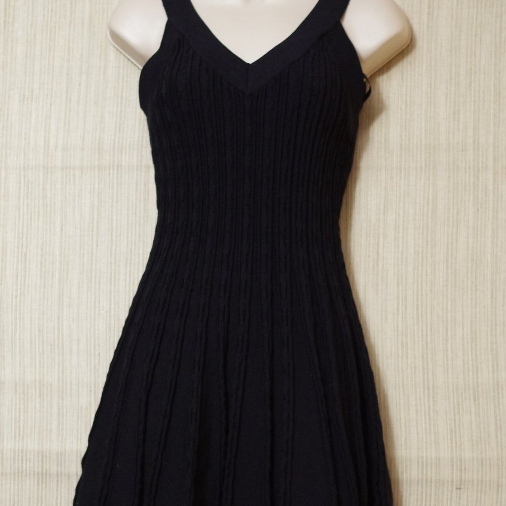 Milly Black Sleeveless Mini Cocktail Dress Size:P